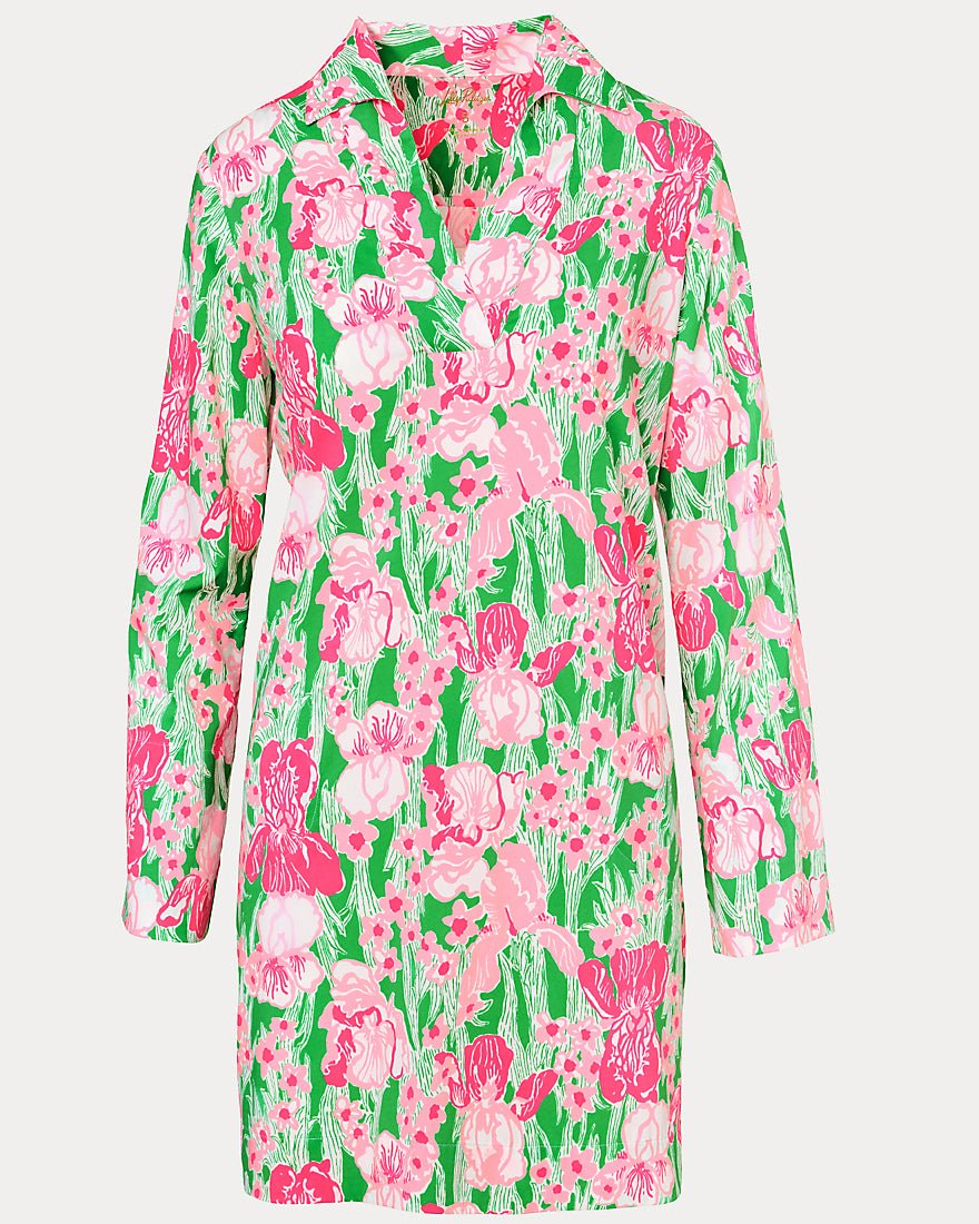 Lilly Pulitzer - Chessie Upf 50 Plus Dress - Putting Green Hannah