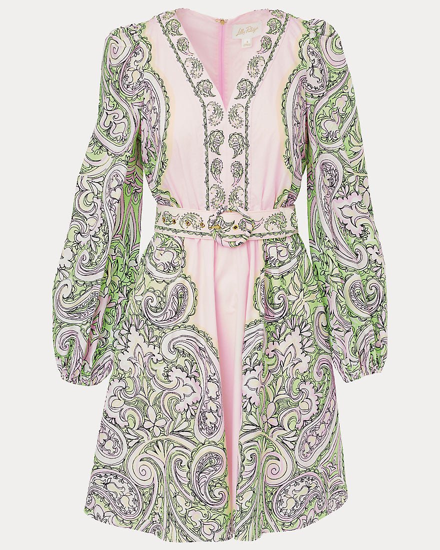 Lilly Pulitzer - Chyanna Dress - Lime Chiffon Estoril