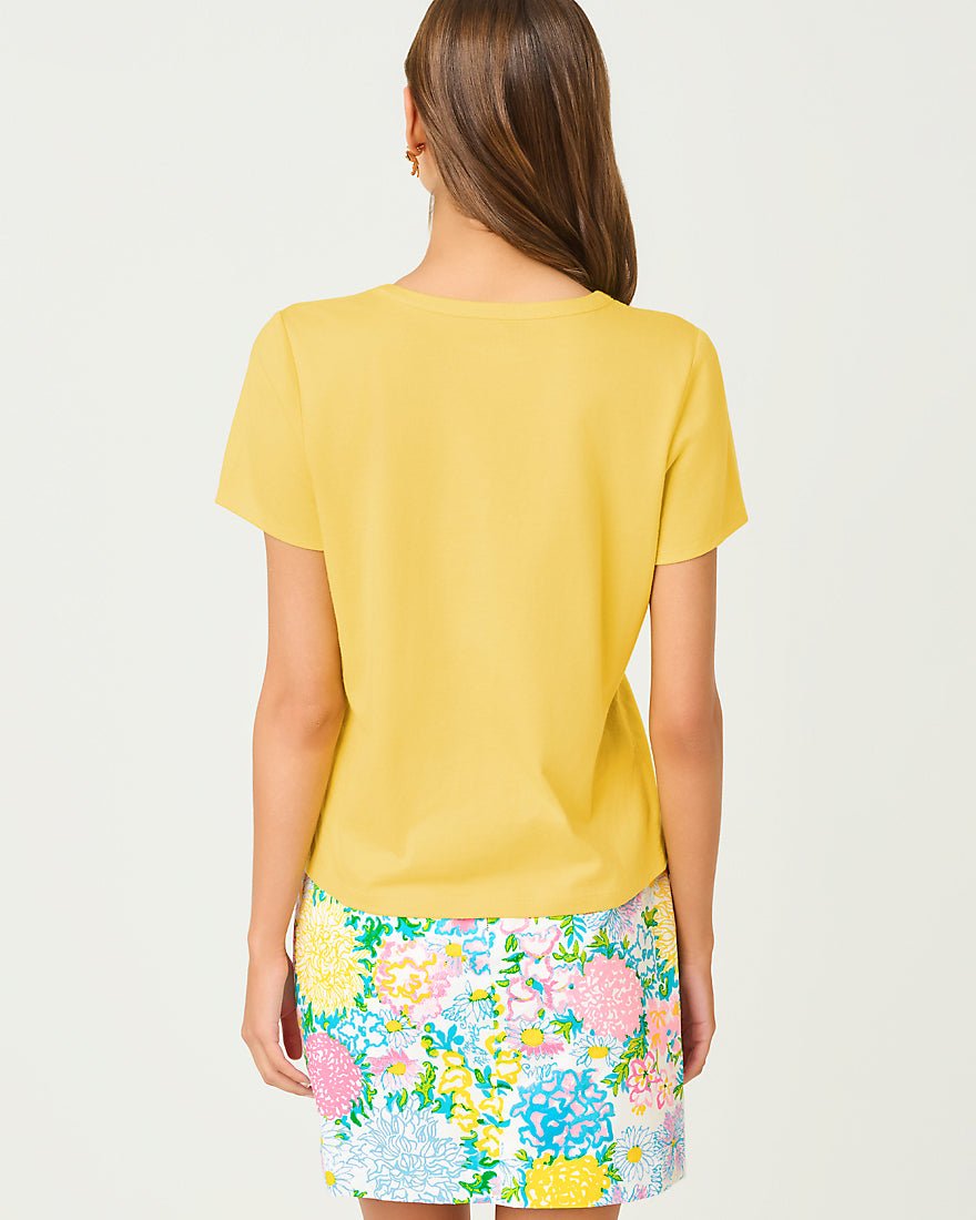 Lilly Pulitzer - Clairmont Pearl Knit Top - Multi Lilly Garden