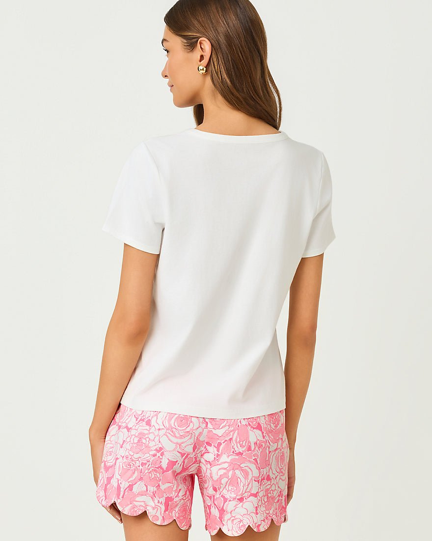 Lilly Pulitzer - Clairmont Pearl Knit Top - Resort White
