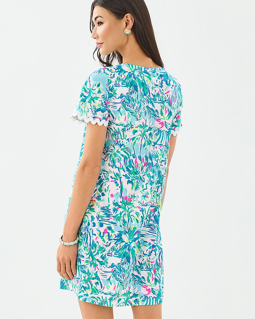 Lilly Pulitzer - Cody Short Sleeve Dress - Blue Ibiza Cabana Cocktail