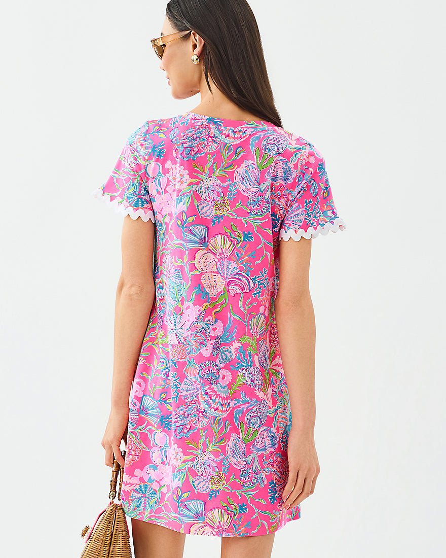 Lilly Pulitzer - Cody Short Sleeve Dress - Pink Isle Shell Me Something Good