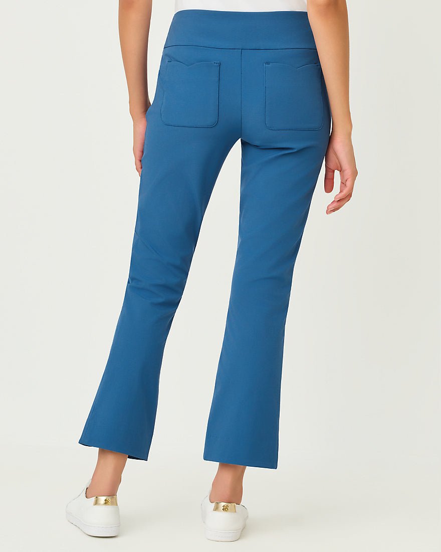 Lilly Pulitzer - Corso Scallop Kick Flare Pant Upf 50 Plus - Starlight Navy