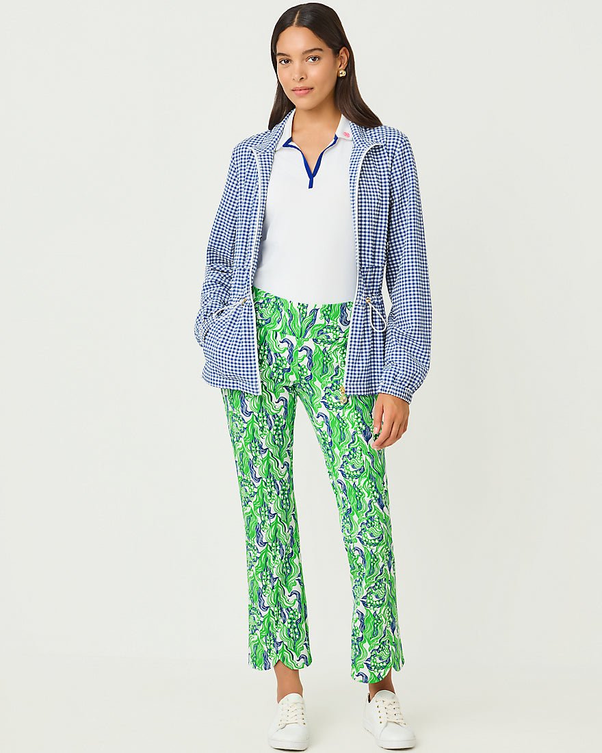 Lilly Pulitzer - Corso Scallop Kick Flare Pant Upf 50 Plus - Starlight Navy