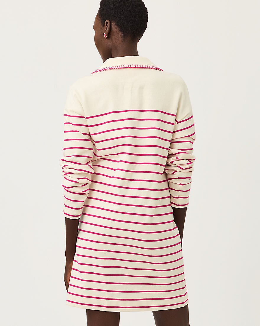 Lilly Pulitzer - Corvaya Dress - Berry Bouquet Legacy Stripe