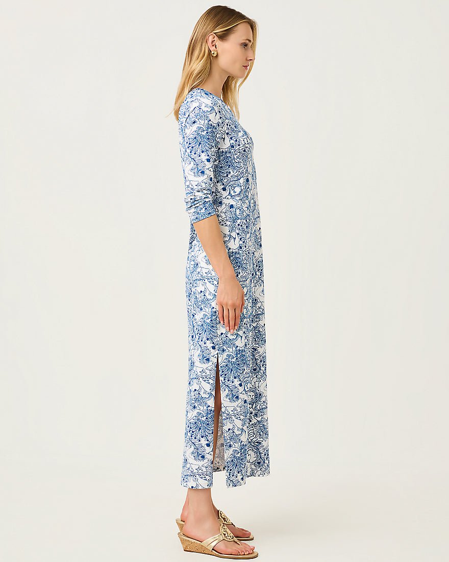 Lilly Pulitzer - Deena Upf 50 Plus Dress - Starlight Navy Zoology