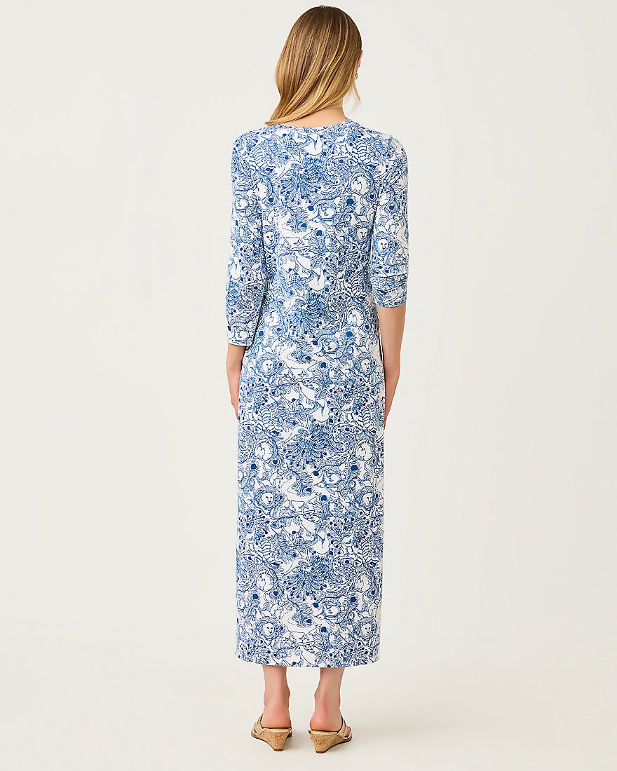 Lilly Pulitzer - Deena Upf 50 Plus Dress - Starlight Navy Zoology