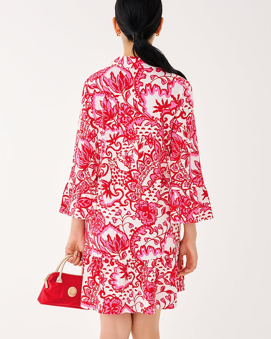 Lilly Pulitzer - Delany Dress - Coconut Spicy Socialite