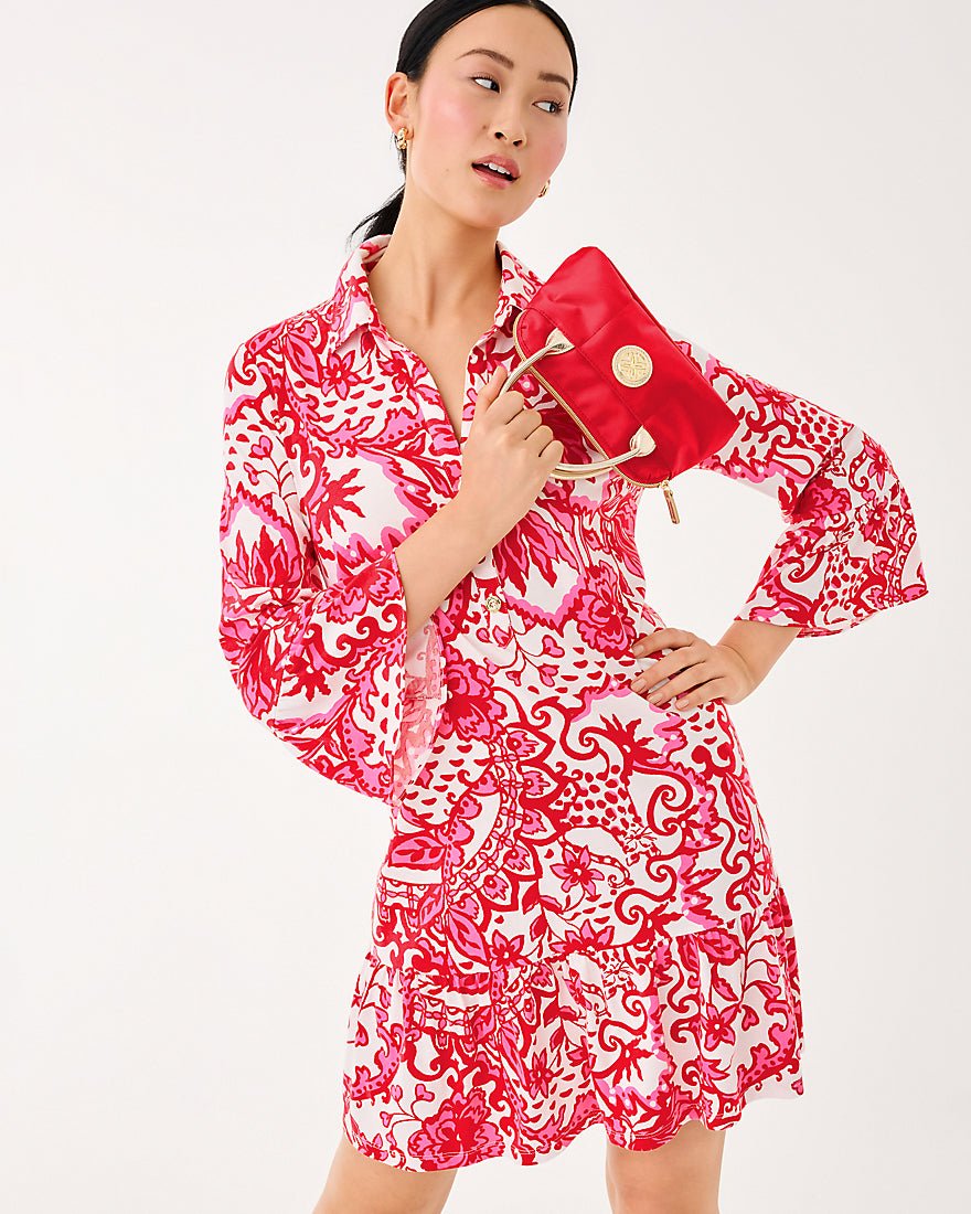 Lilly Pulitzer - Delany Dress - Coconut Spicy Socialite