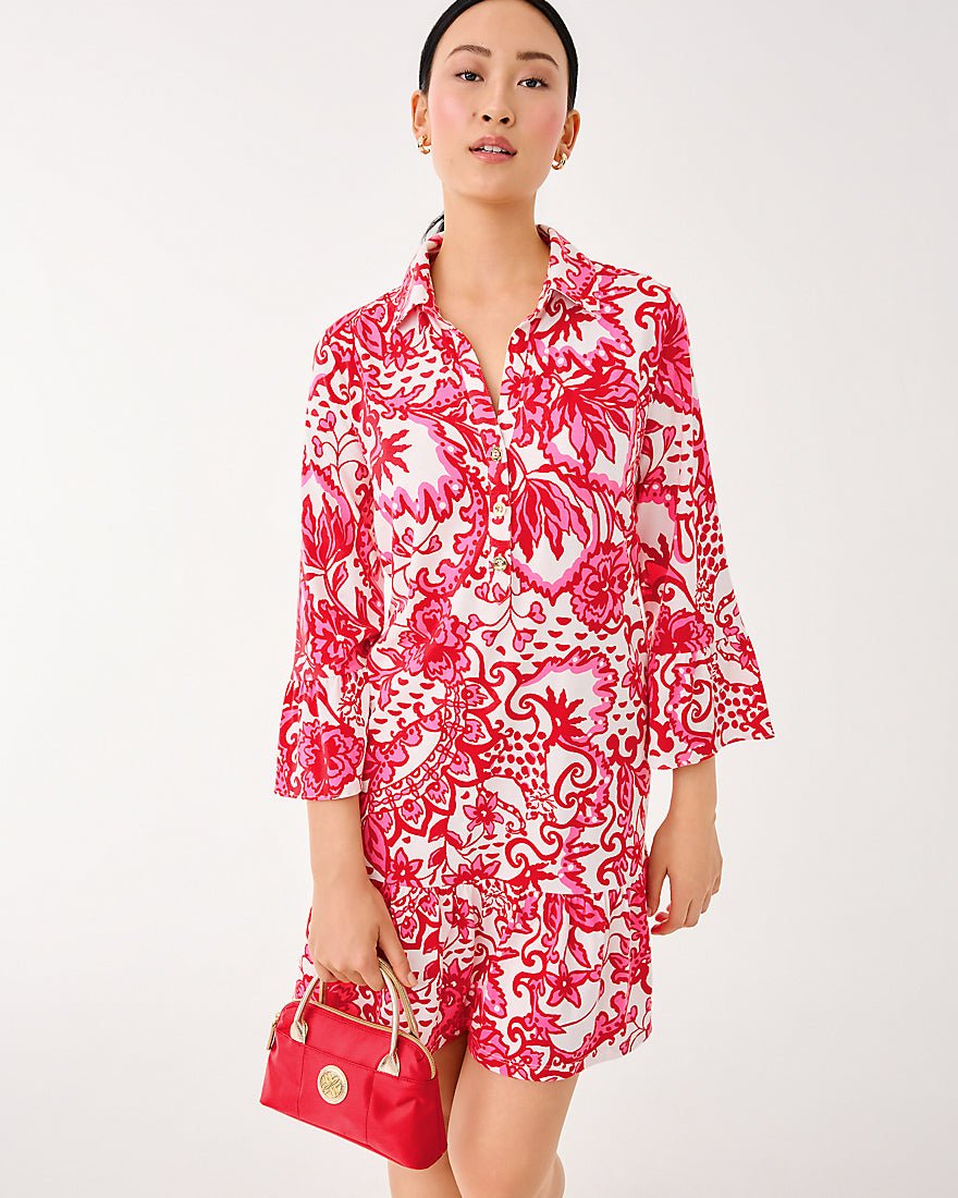 Lilly Pulitzer - Delany Dress - Coconut Spicy Socialite
