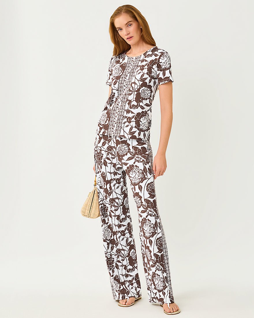 Lilly Pulitzer - Demia Upf 50 Plus Knit Pant - Resort White Marni
