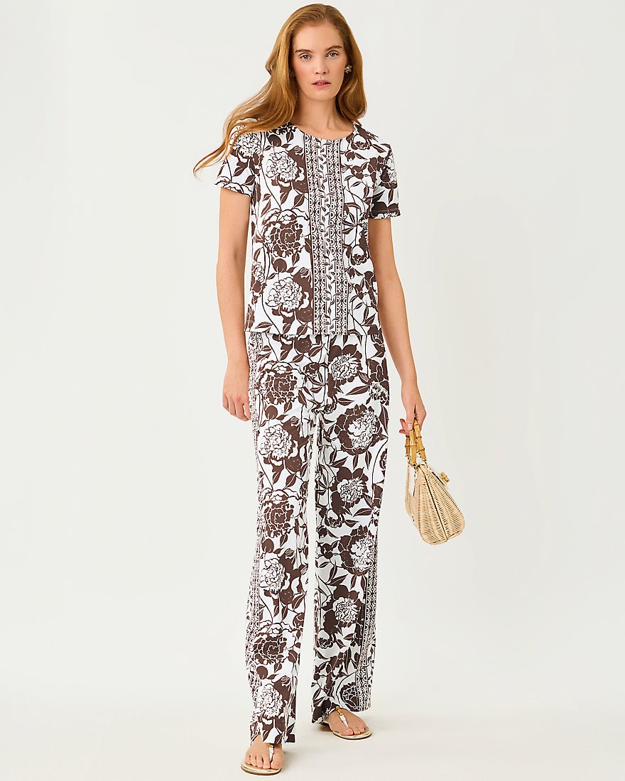 Lilly Pulitzer - Demia Upf 50 Plus Knit Pant - Resort White Marni