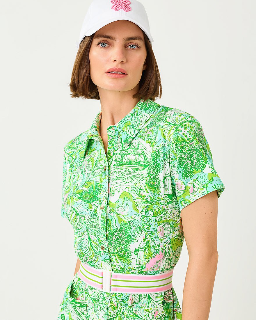 Lilly Pulitzer - Dominica Dress Upf 50 Plus - Resort White Ship To Shore