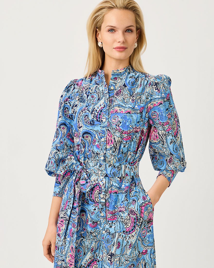 Lilly Pulitzer - Drena Midi Dress - Multi Paisley Parade