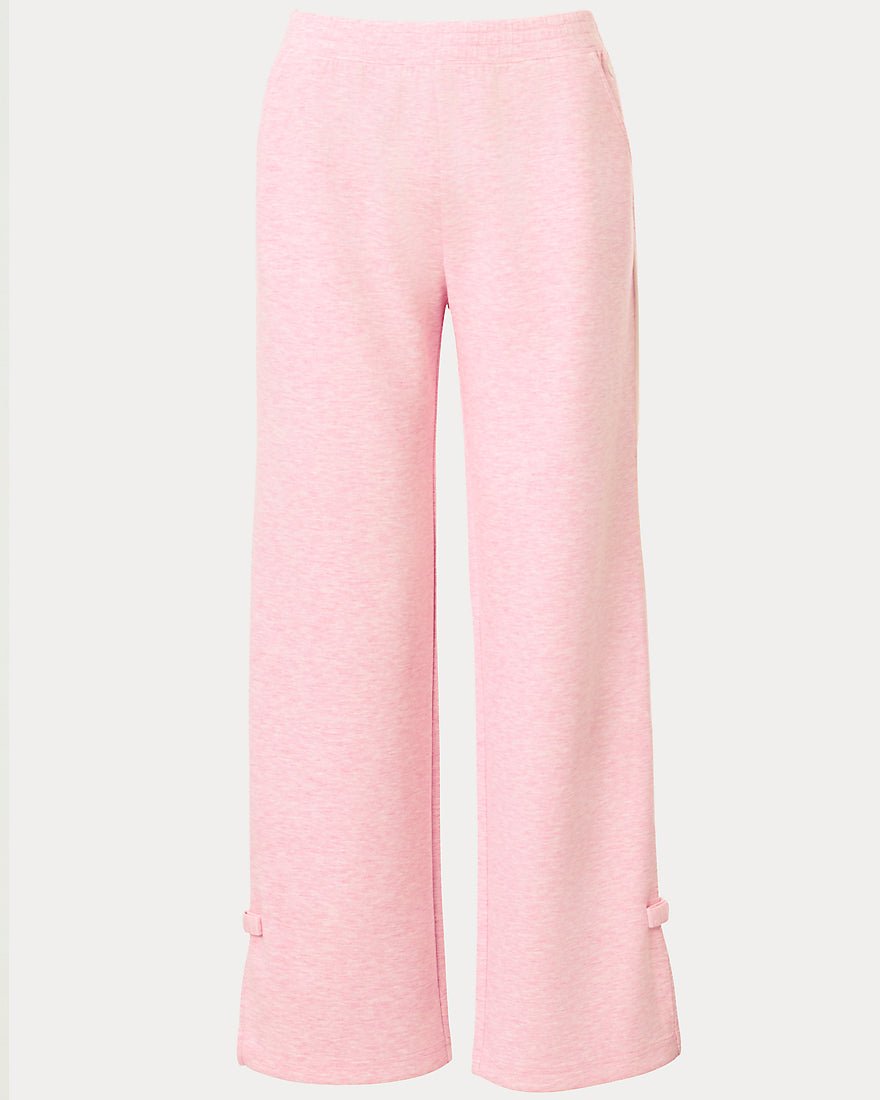 Lilly Pulitzer - Dylana Bow Track Pant Upf 50 Plus - Heathered Conch Shell Pink