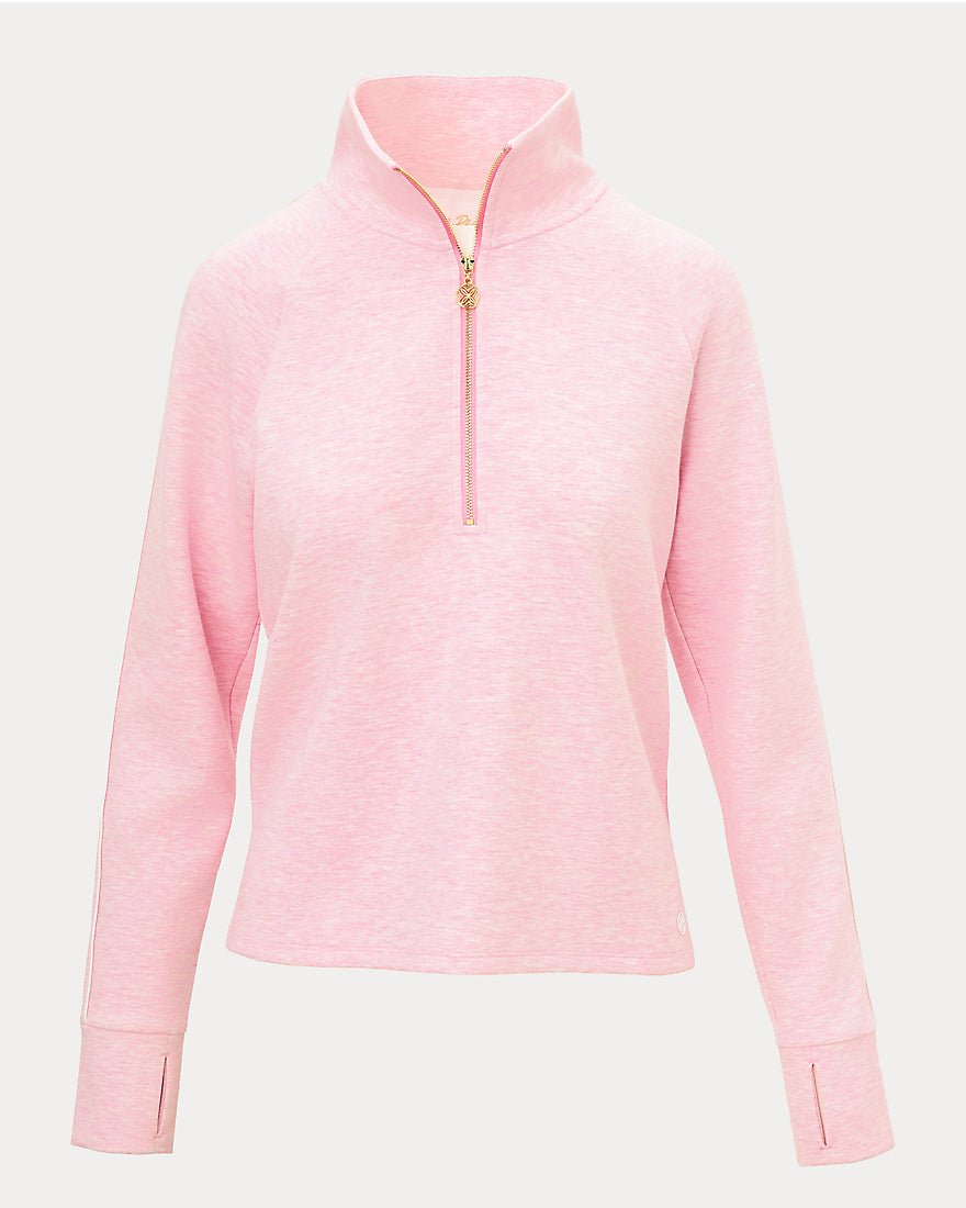 Lilly Pulitzer - Elemis Pullover Upf 50 Plus - Heathered Conch Shell Pink