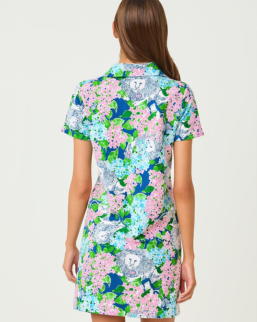 Lilly Pulitzer - Eleni Upf 50 Plus Dress - Starlight Navy Lydia The Lion