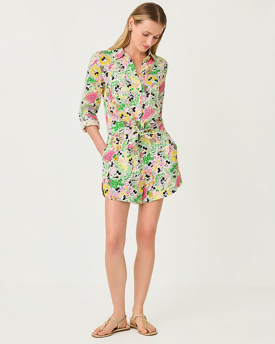 Lilly Pulitzer - Elodey Linen Short - Multi Throwback Disney