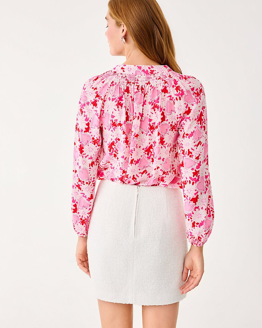 Lilly Pulitzer - Elsa Top - Coconut Dear Heart