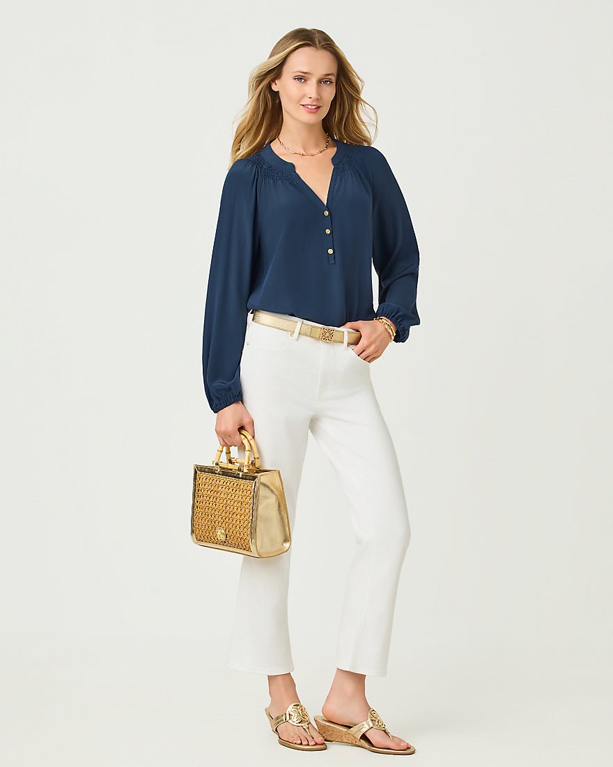 Lilly Pulitzer - Elsa Top - Low Tide Navy