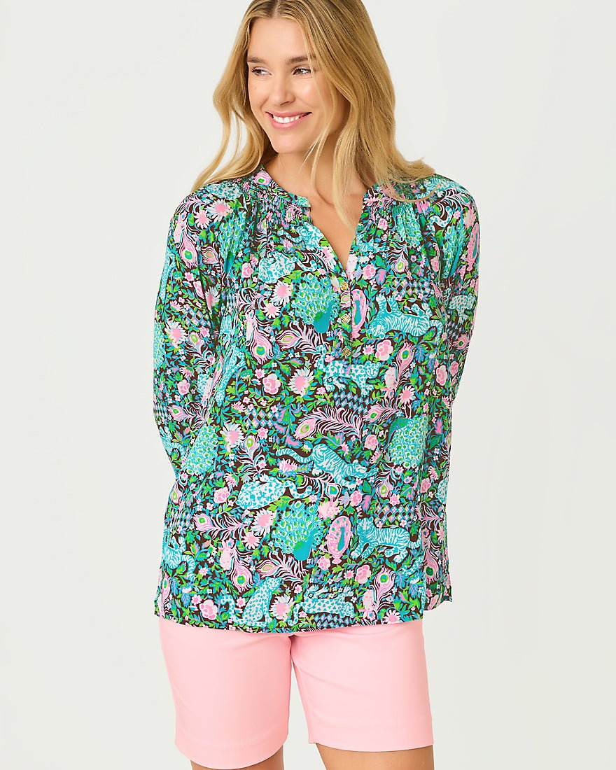 Lilly Pulitzer - Elsa Top - Multi Royal Zoo