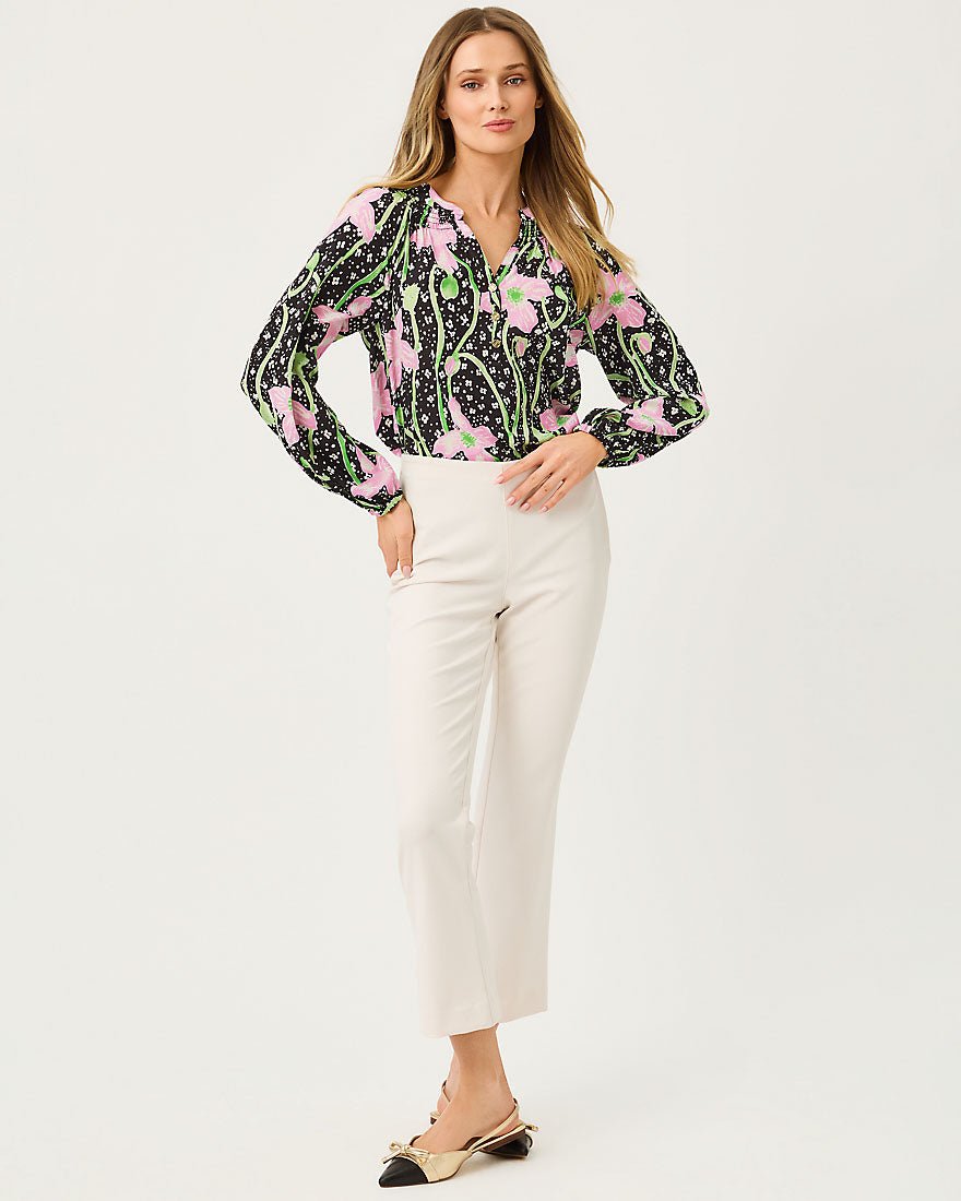 Lilly Pulitzer - Elsa Top - Onyx Blushing Blooms
