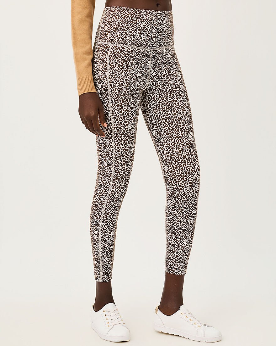 Lilly Pulitzer - Endurance High Rise Midi Legging Upf 50 Plus - Coco Beach Twisted Up
