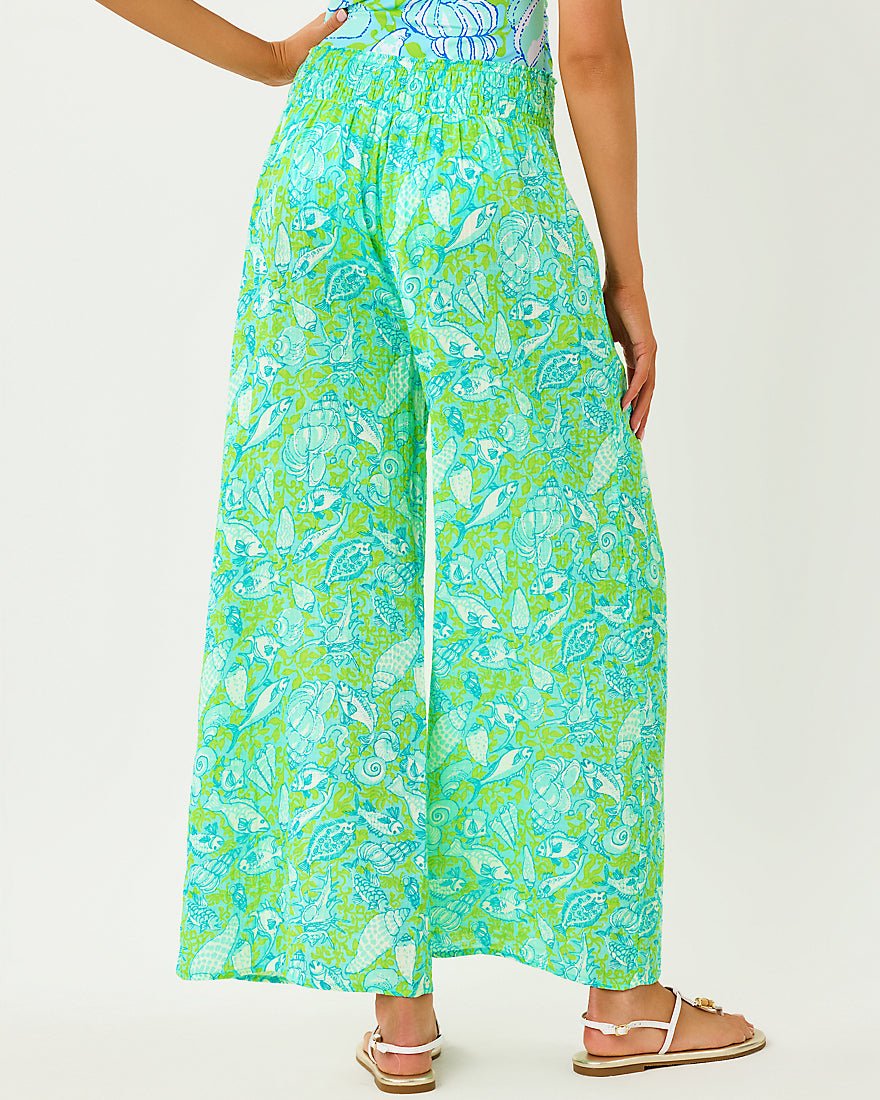 Lilly Pulitzer - Enzo Pant Coverup - Day Dream Blue Throw Me A Line