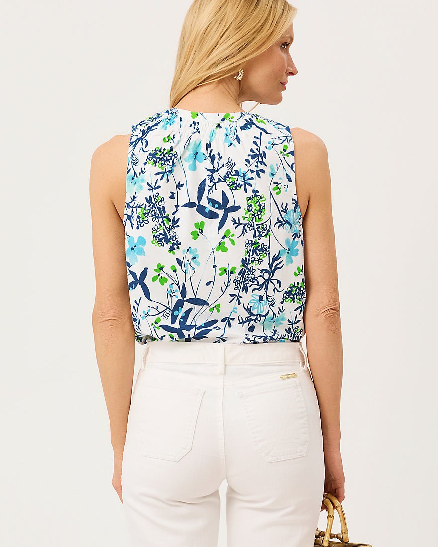 Lilly Pulitzer - Essie Knit Top - Resort White Sea Blooms