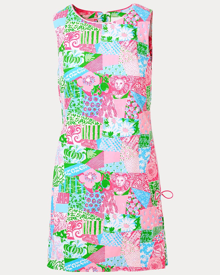 Lilly Pulitzer - Ettie Stretch Shift Dress - Multi Crazy Quilt