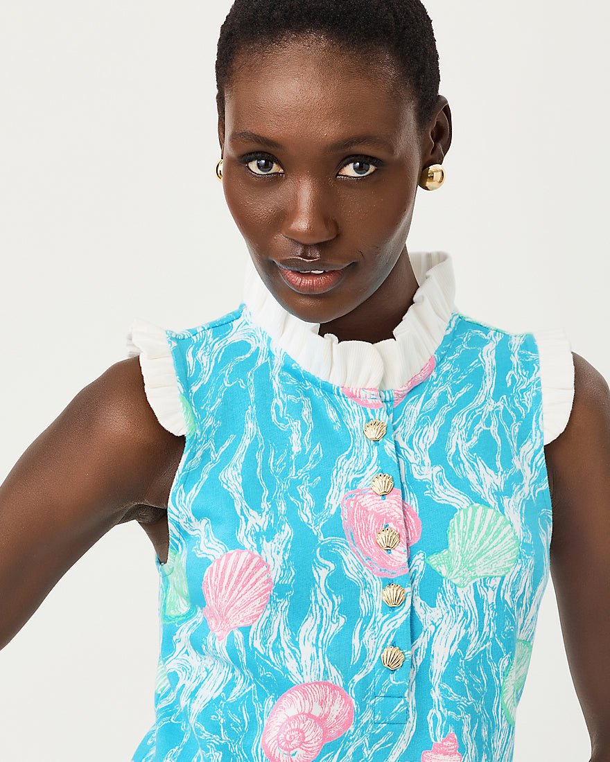 Lilly Pulitzer - Evangeline Sleeveless Dress - Capri Blue Shelden