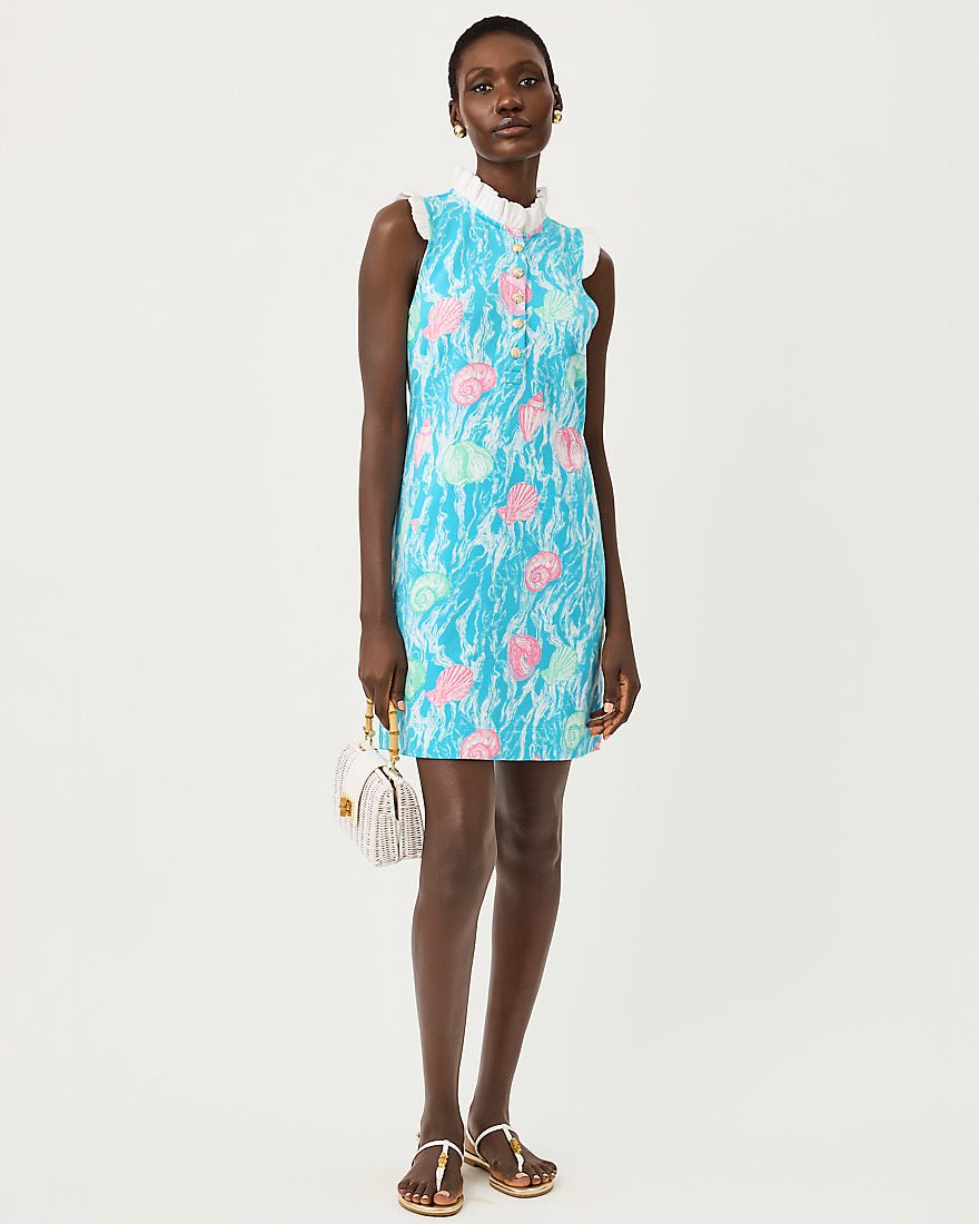 Lilly Pulitzer - Evangeline Sleeveless Dress - Capri Blue Shelden