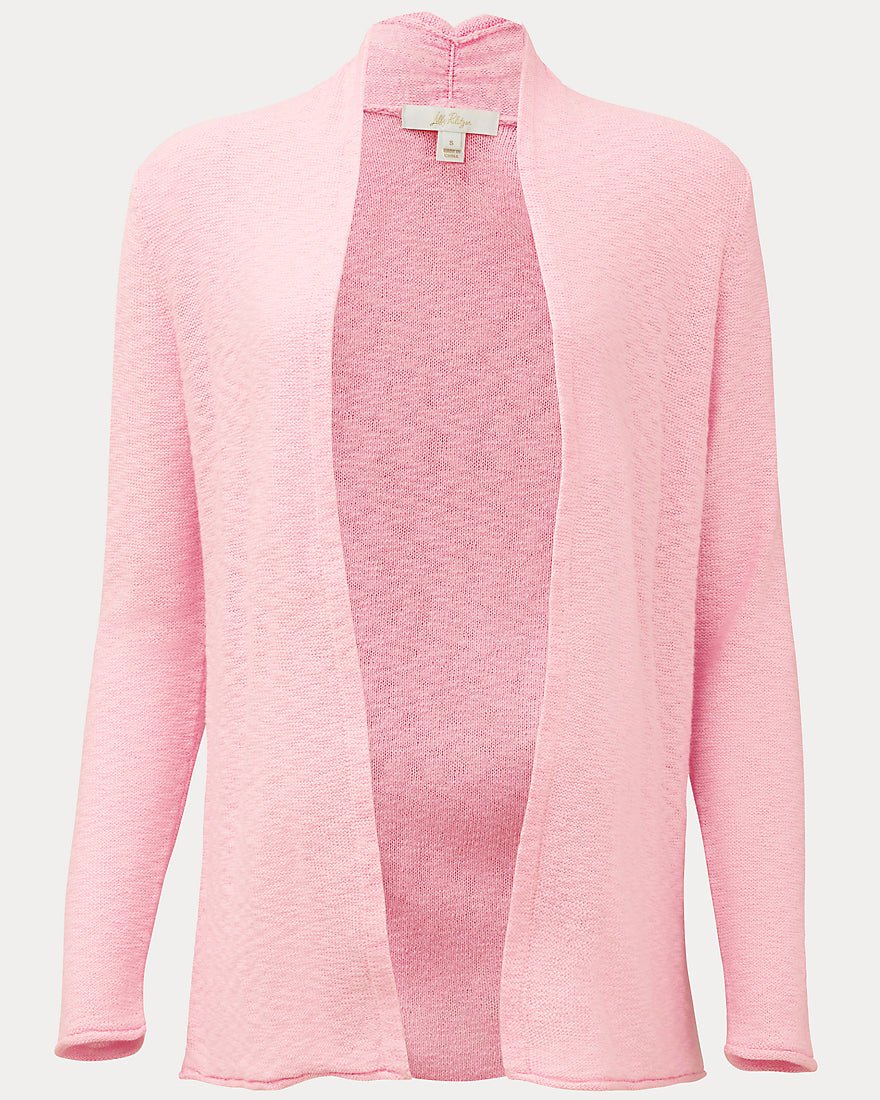 Lilly Pulitzer - Faretta Long Length Cardigan - Pink Muse
