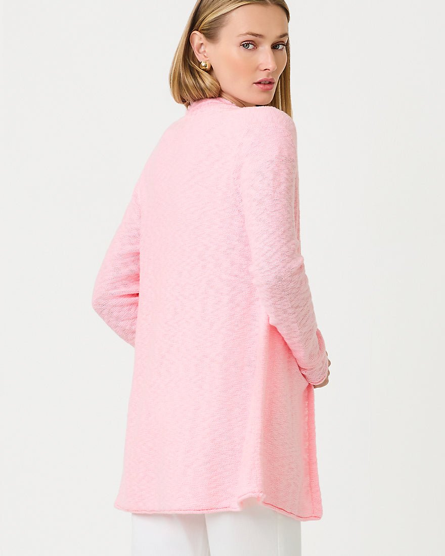 Lilly Pulitzer - Faretta Long Length Cardigan - Pink Muse