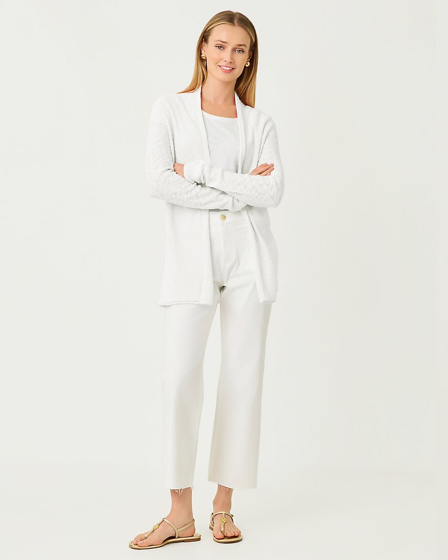 Lilly Pulitzer - Faretta Long Length Cardigan - Resort White