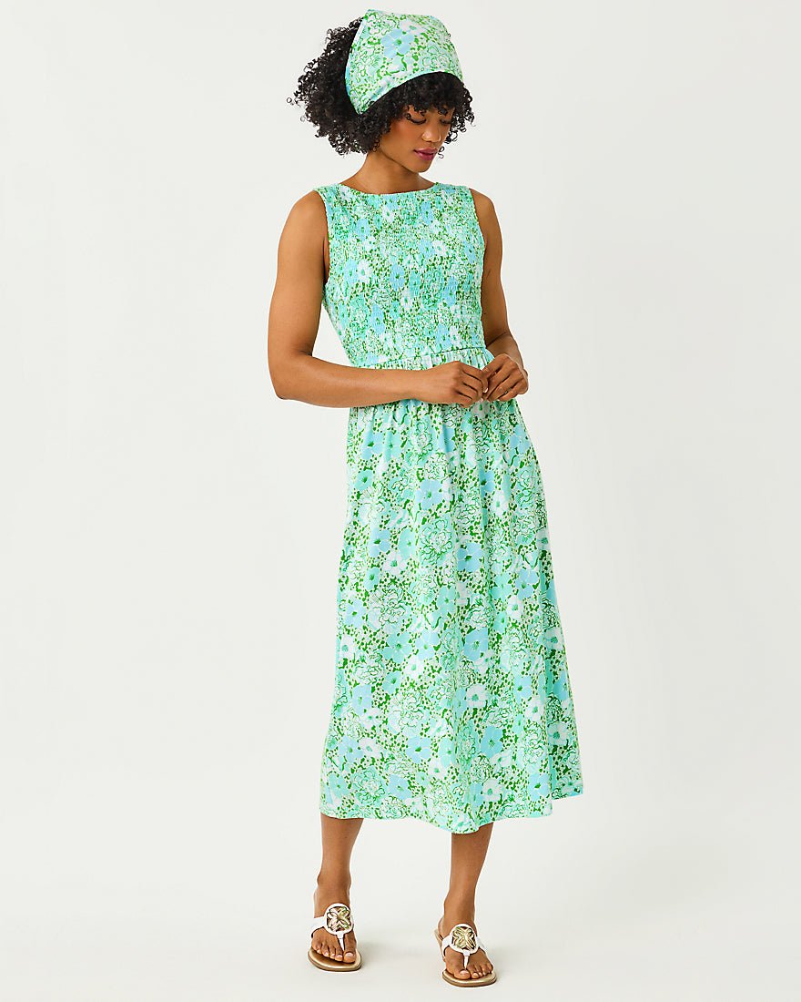 Lilly Pulitzer - Finnley Midi Dress - Mint Condition Burst Of Joy