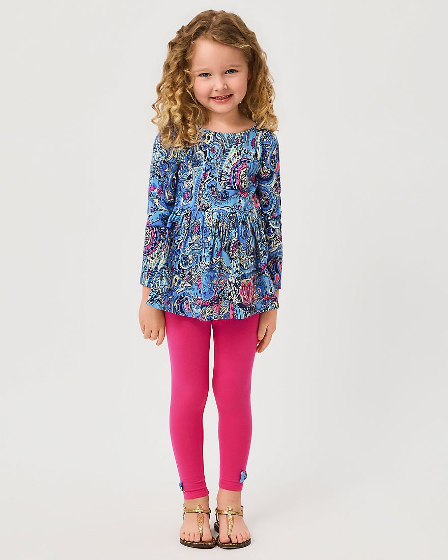 Lilly Pulitzer - Girls Adella Tunic And Legging Set - Multi Paisley Parade