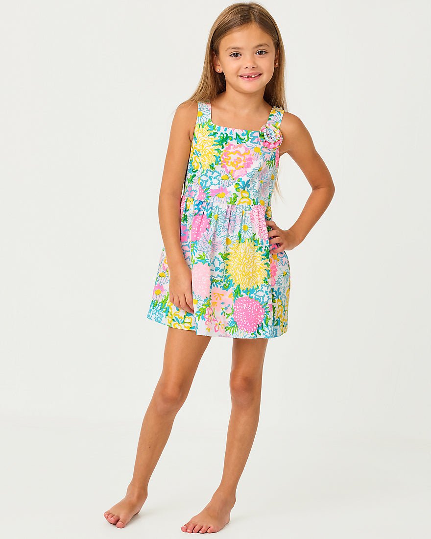 Lilly Pulitzer - Girls Bellefleur Dress - Multi Lilly Garden