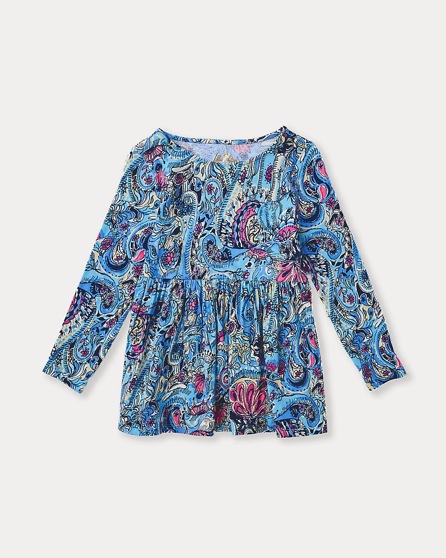 Lilly Pulitzer - Girls Hollee Infant Tunic Legging Set - Multi Paisley Parade