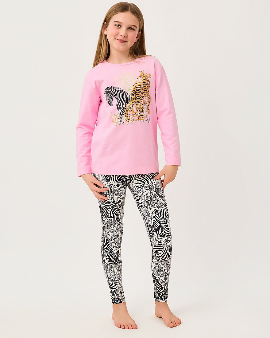 Lilly Pulitzer - Girls Mini Weekender Legging Upf 50 Plus - Coconut Z