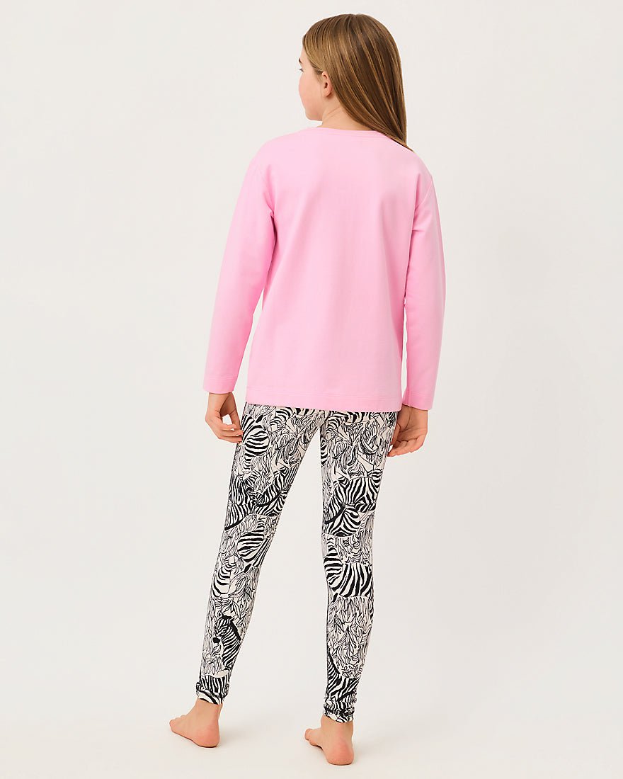 Lilly Pulitzer - Girls Mini Weekender Legging Upf 50 Plus - Coconut Z