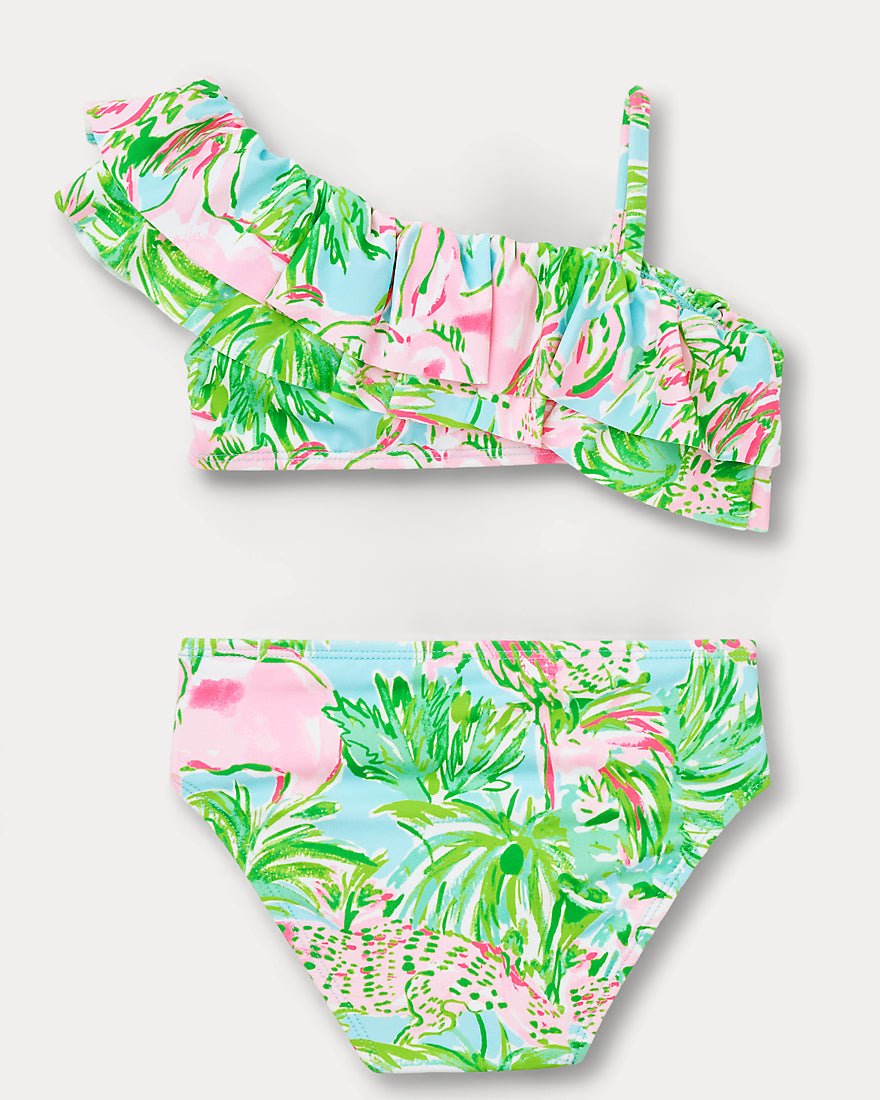 Lilly Pulitzer - Girls Norabelle Ruffle Bikini - Multi On Parade