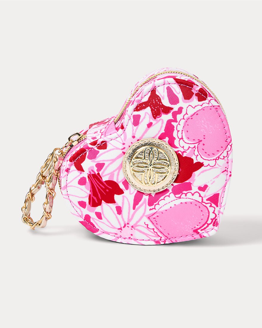 Lilly Pulitzer - Gwp Jewelry Case - Confetti Pink Dear Heart