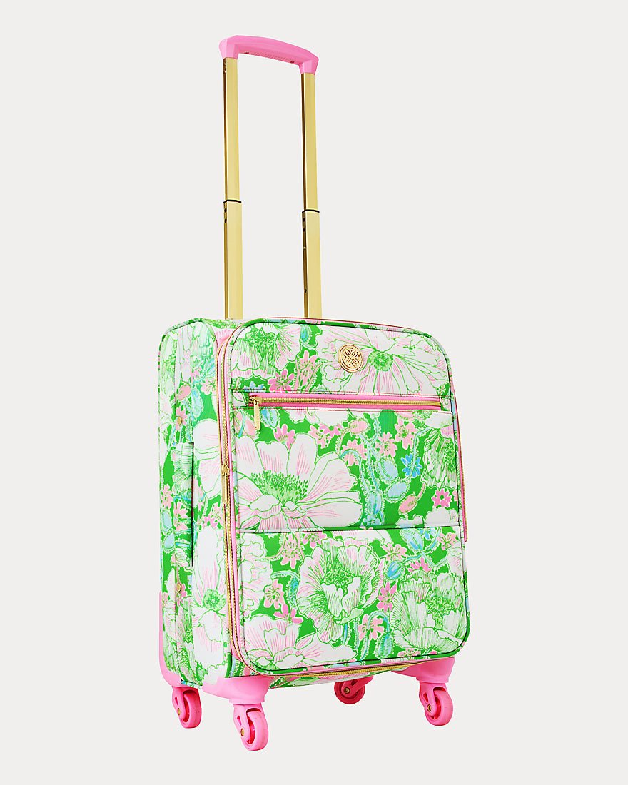 Lilly Pulitzer - Gwp Rolling Suitcase - Putting Green Poppyland