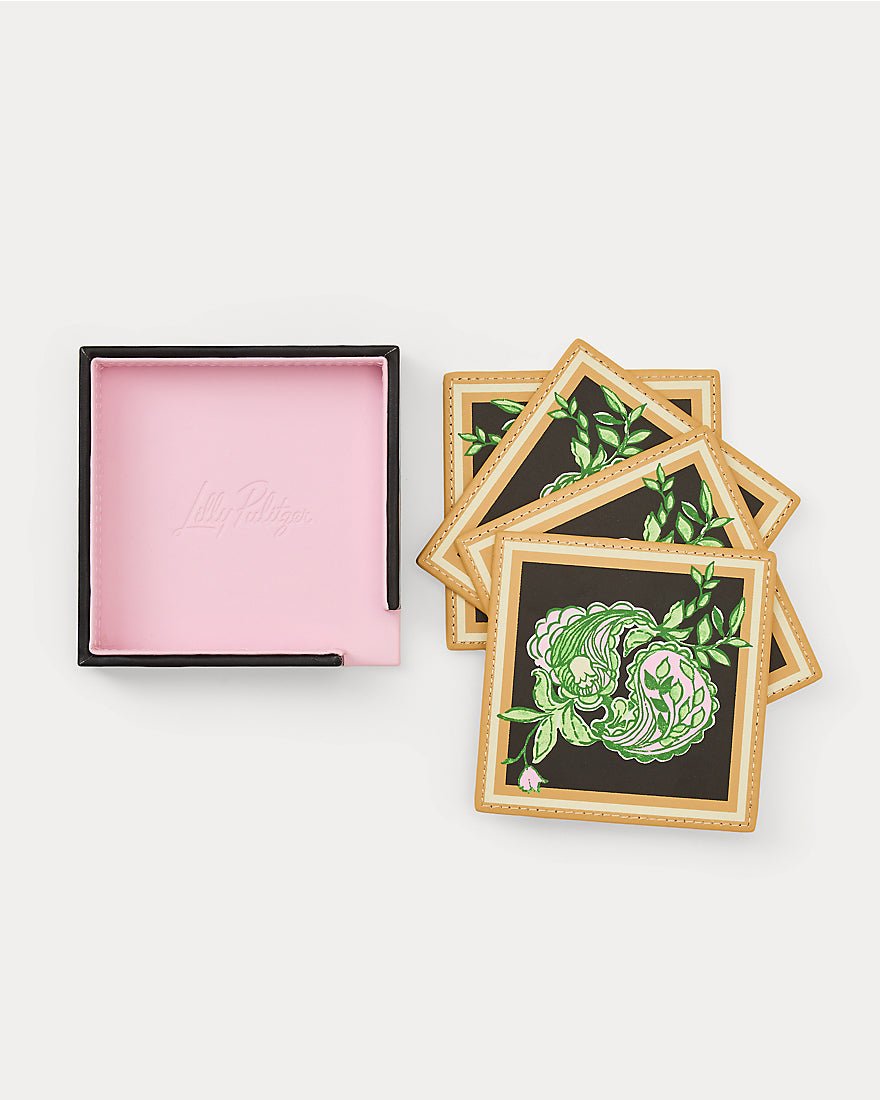 Lilly Pulitzer - 🎁 Gwp Set Of 4 Coasters (100% off) - Onyx Window Shopper