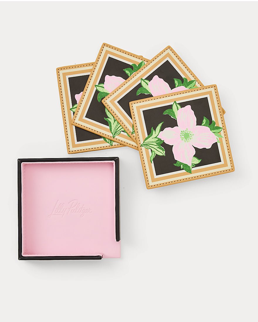 Lilly Pulitzer - Gwp Set Of 4 Coasters - Onyx Window Shopper