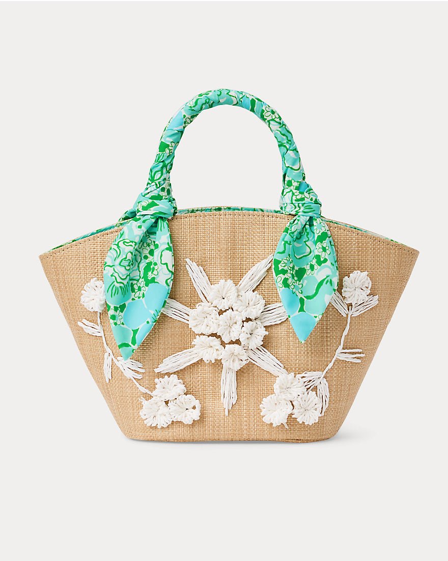 Lilly Pulitzer - Gwp Straw Bag - Mint Condition Burst Of Joy