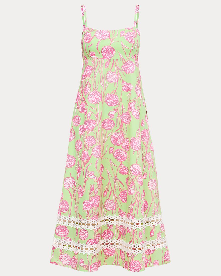 Lilly Pulitzer - Haliey Midi Dress - Pistachio Macaron Alina