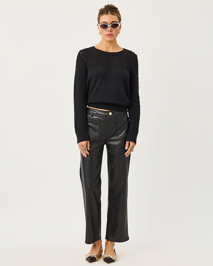 Lilly Pulitzer - Harleen High Rise Coated Jean - Noir