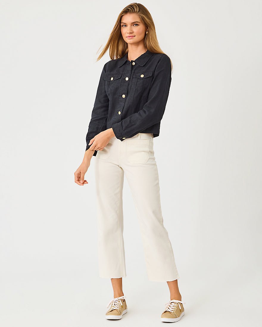 Lilly Pulitzer - Harleen High Rise Crop Jean - Coconut